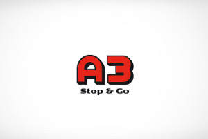 Logo A3 Stop & Go Shop Bistro Garage, Kälin und Co. Logo