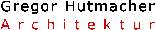 Logo Gregor Hutmacher – Architektur Logo