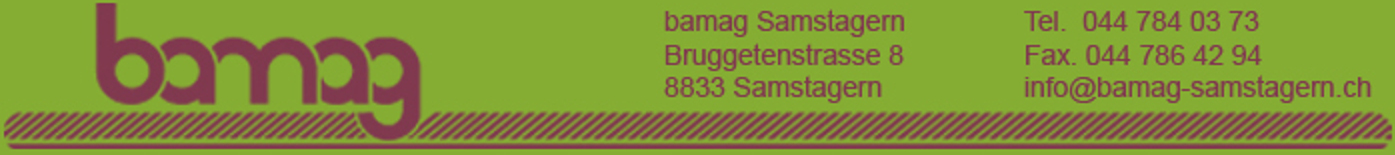 Logo Gartenbau Bamag, W. Hartmann-Senn Logo